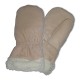 Kids Leather Mittens Various Colors Highly Warmth